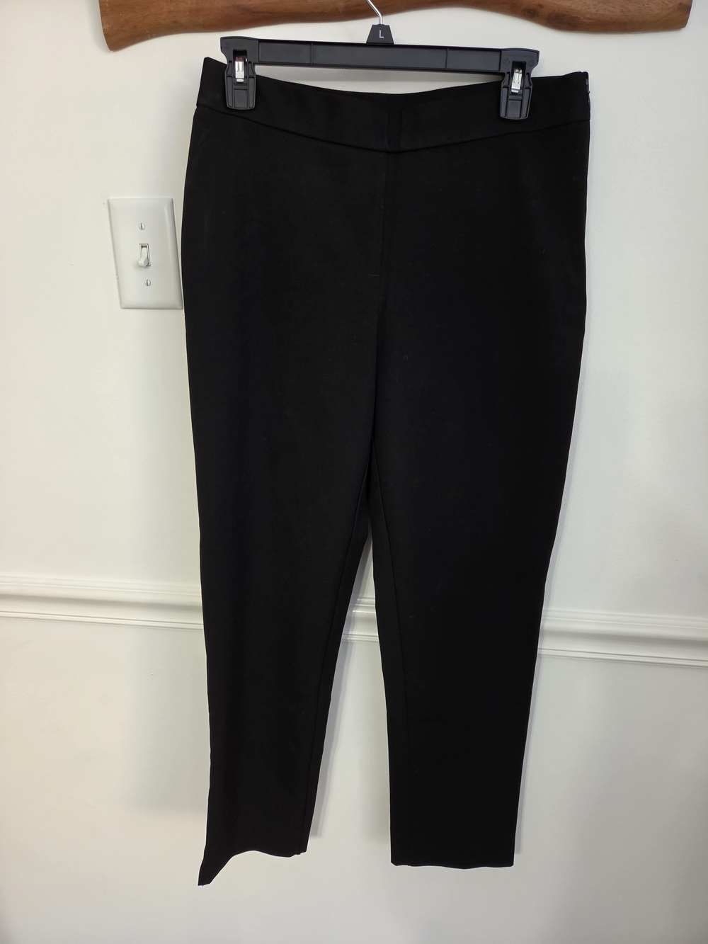 Investments Black Skinny Ponte Ankle Pants